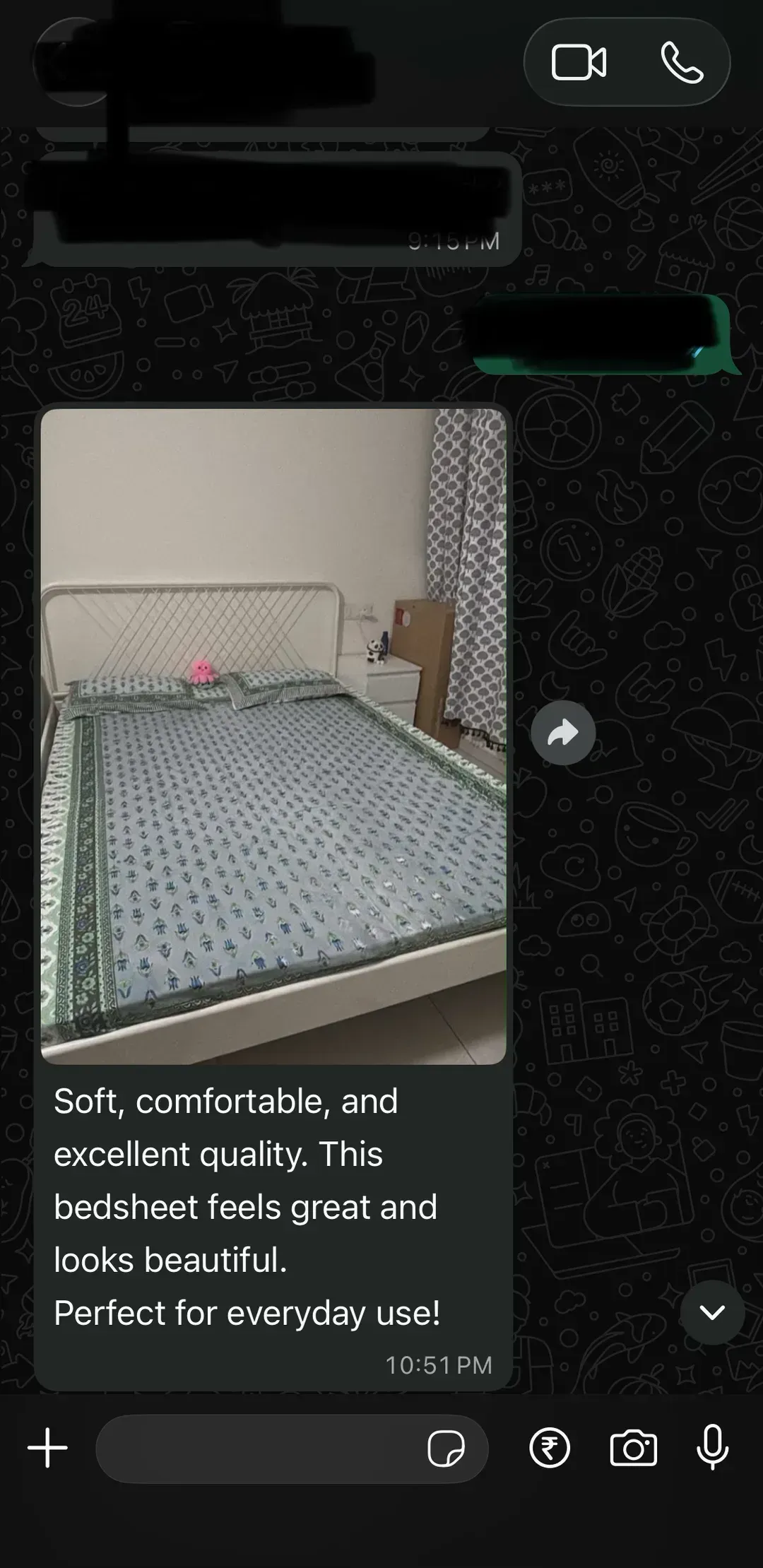Bedsheet — soft, comfortable, everyday use